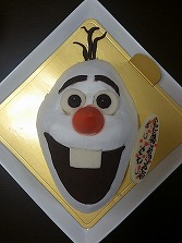 オラフケーキ②