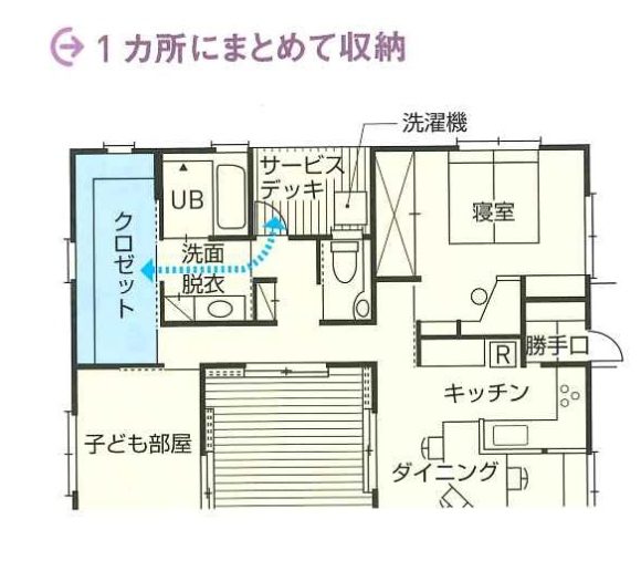 「使いやすい収納のポイントは奥行きです」広島　注文住宅　自然素材の家